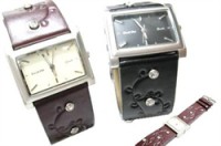 RELOJ KNOCK OUT ANALOGO MALLA DE CUERO